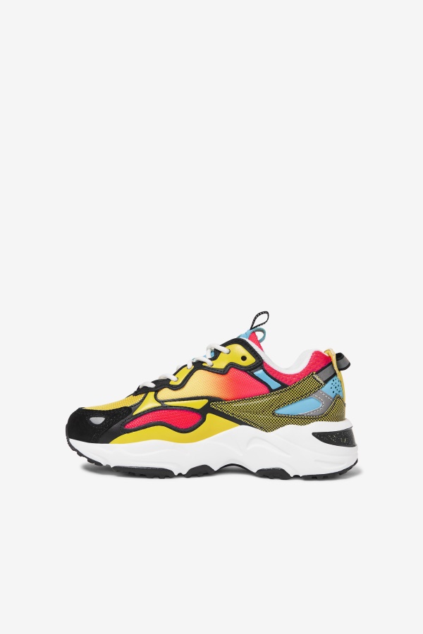 שחור/בתול אדום/לבן ילדים גדולים Ray Tracer Apex Fila
