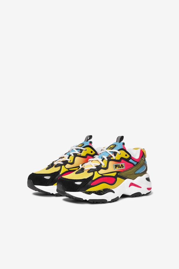 שחור/בתול אדום/לבן ילדים גדולים Ray Tracer Apex Fila
