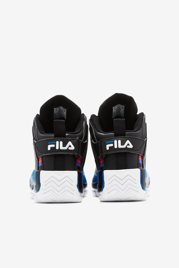Big Kids\' Grant Hill 2 History Fila שחור/לבן/כחול אימפריאלי