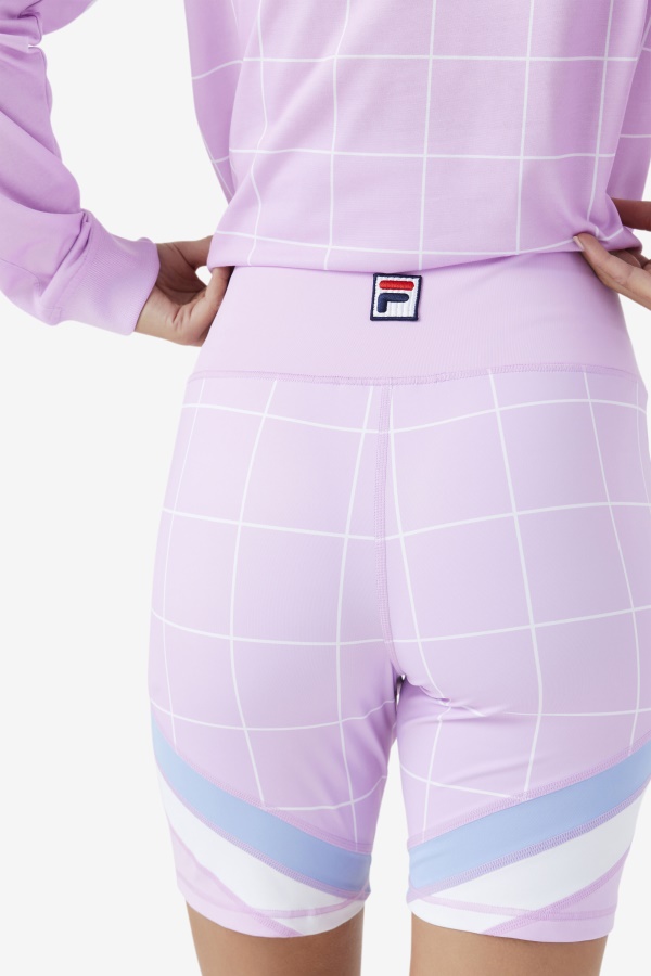 אופני Yareli קצרים Fila Orchid/כחול/לבן