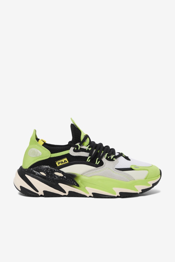 Ray Tracer Evo 2 Fila לגברים שחור/ירוק חד/עקרו