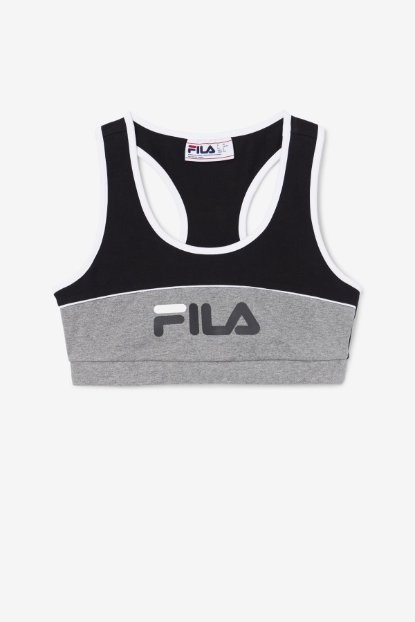 חזיית Kairi Top Fila שחור/חום/לבן