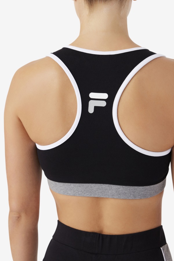 חזיית Kairi Top Fila שחור/חום/לבן