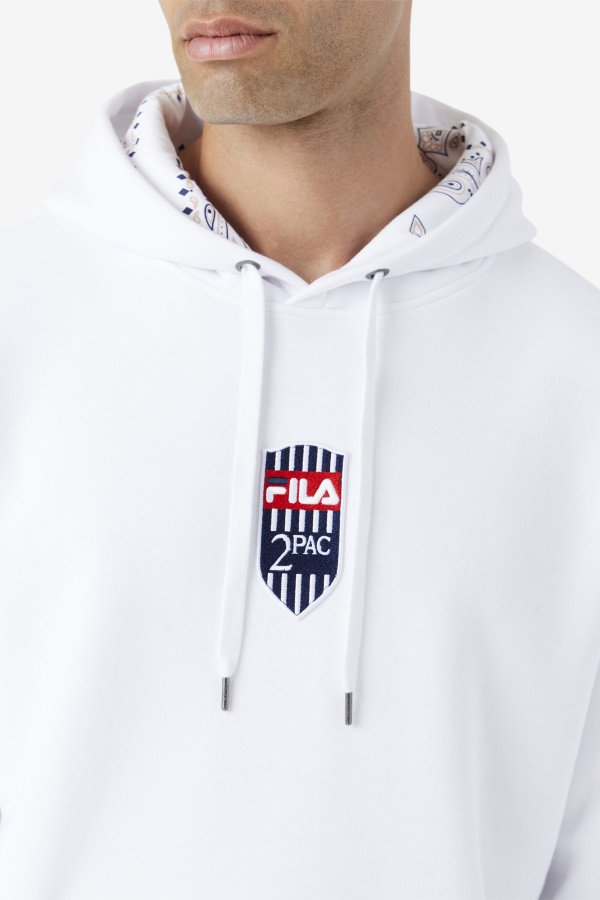קפוצ\'ון לבן Fila 2pac Patch