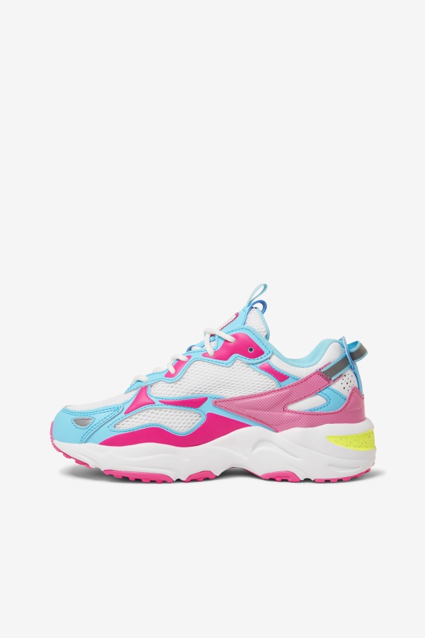 Fila נשים Ray Tracer Apex לבן/ורוד Glo/bluefish