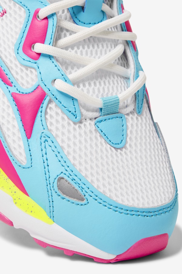 Fila נשים Ray Tracer Apex לבן/ורוד Glo/bluefish
