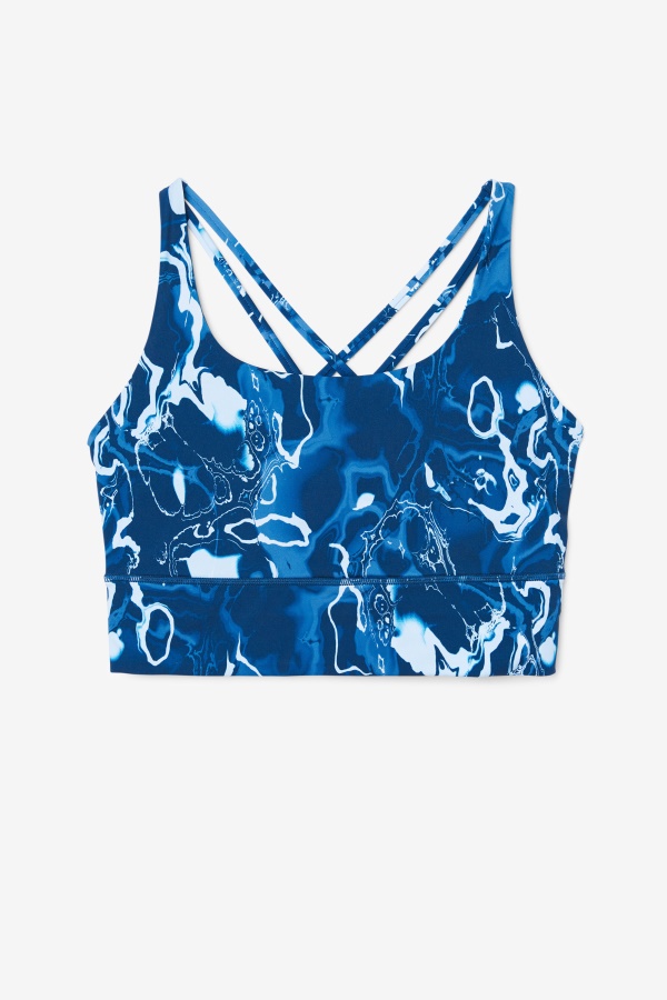 Fila Uplift Cross Back חזייה טופ שיש נייבי