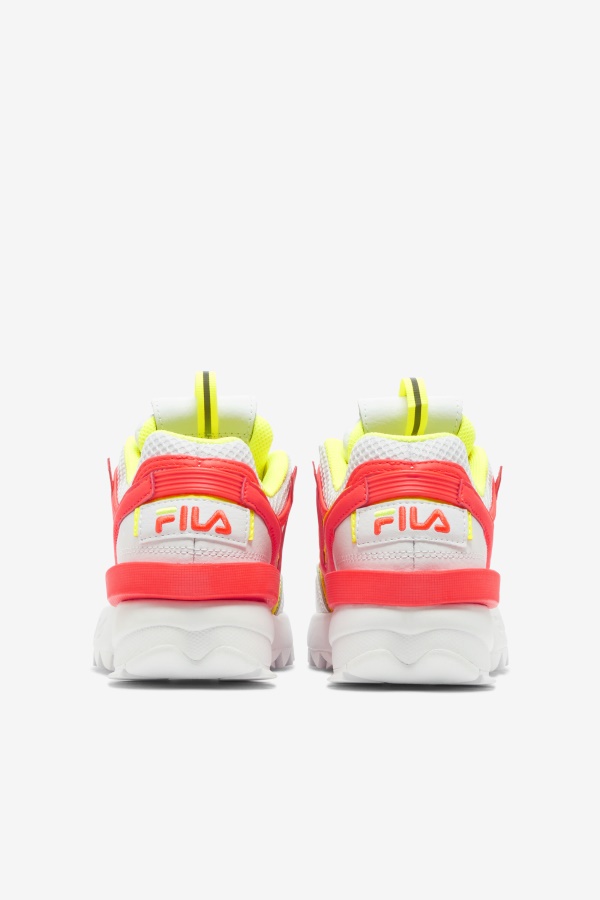 משבש לילדים גדול 2 Exp Fila לבן/אלמוג לוהט/צהוב