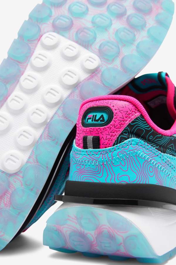 Fila Black/pink Glo/white Rnu לנשים