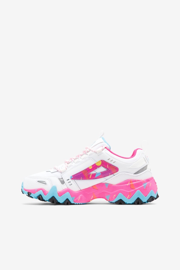 Oakmont Tr Fila לנשים לבן/ורוד Glo/bluefish