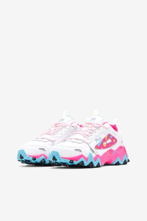 Oakmont Tr Fila לנשים לבן/ורוד Glo/bluefish