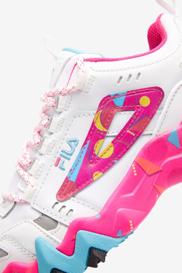 Oakmont Tr Fila לנשים לבן/ורוד Glo/bluefish