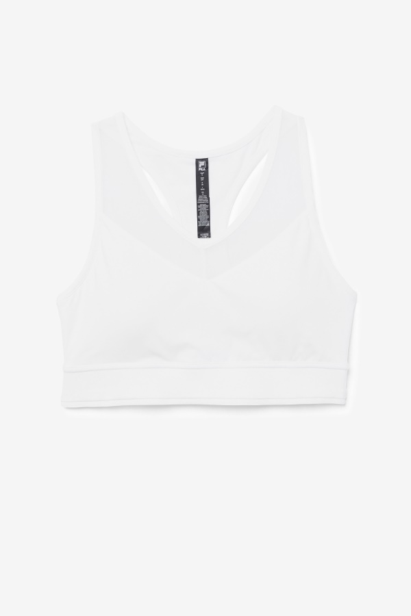 חולצת חזייה לבנה פילה Uplift Racerback
