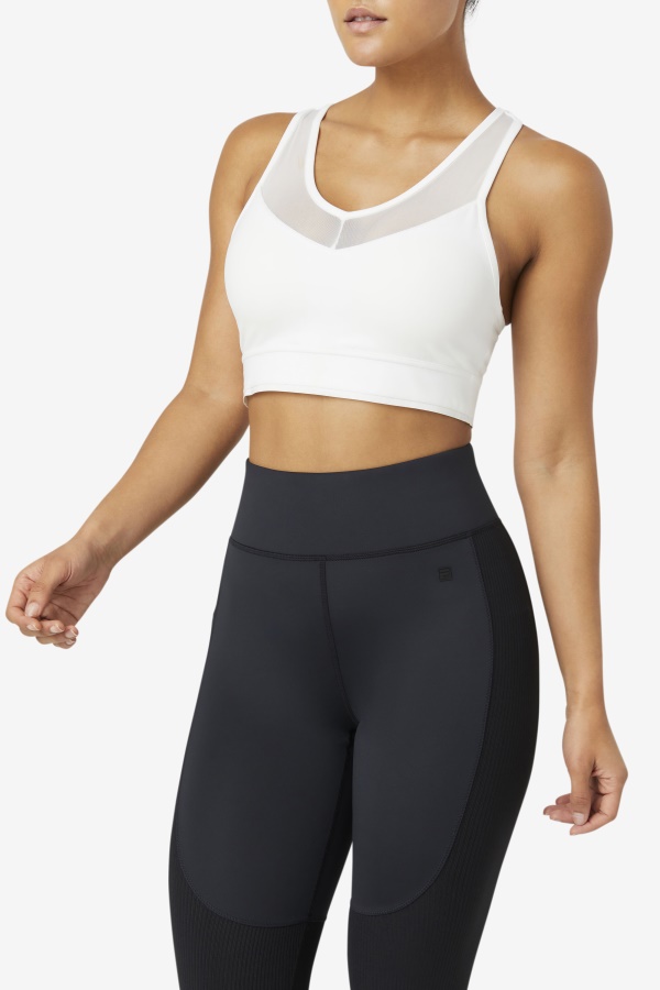 חולצת חזייה לבנה פילה Uplift Racerback