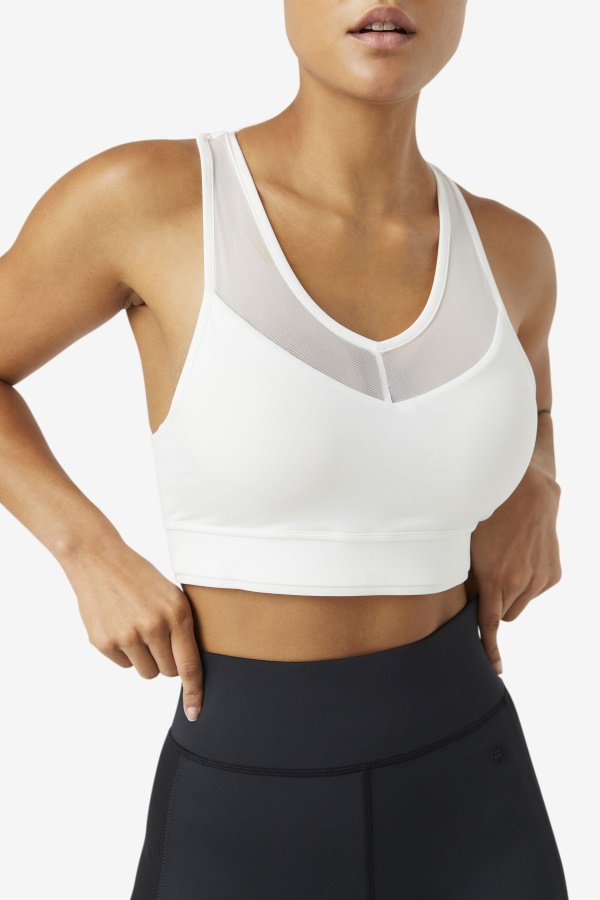 חולצת חזייה לבנה פילה Uplift Racerback