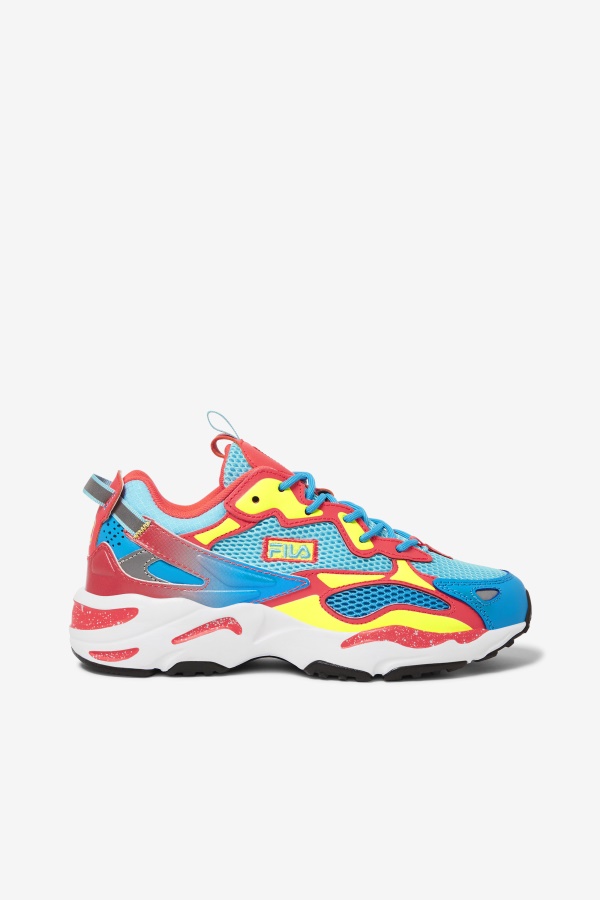 קרן קרני נשים Apex Fila Bluefish/צהוב/אלמוג לוהט