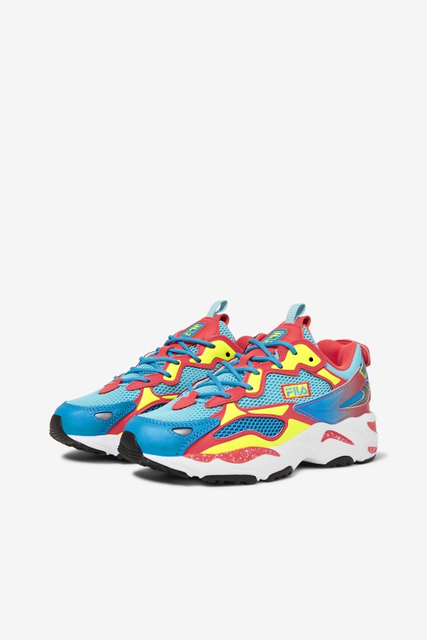 קרן קרני נשים Apex Fila Bluefish/צהוב/אלמוג לוהט