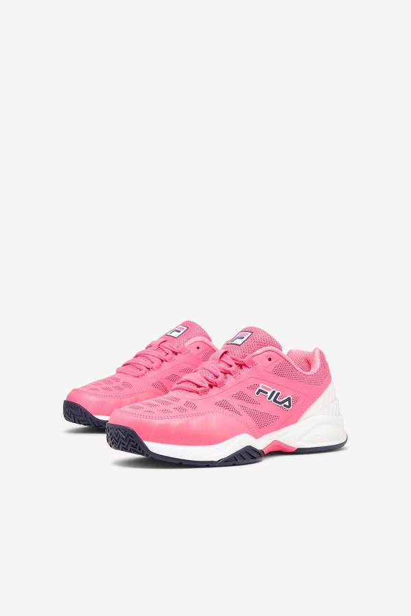 Fila Kids\' Axilus Jr ורוד/לבן/צי