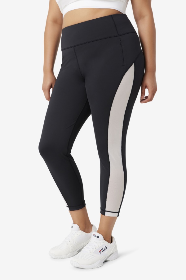 Forza Contrast 7/8 Leggings Fila שחור/לבן