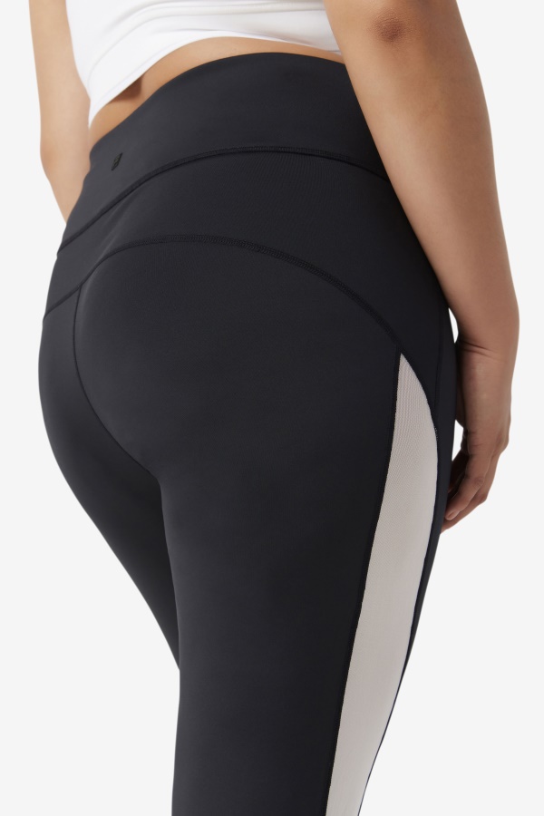 Forza Contrast 7/8 Leggings Fila שחור/לבן