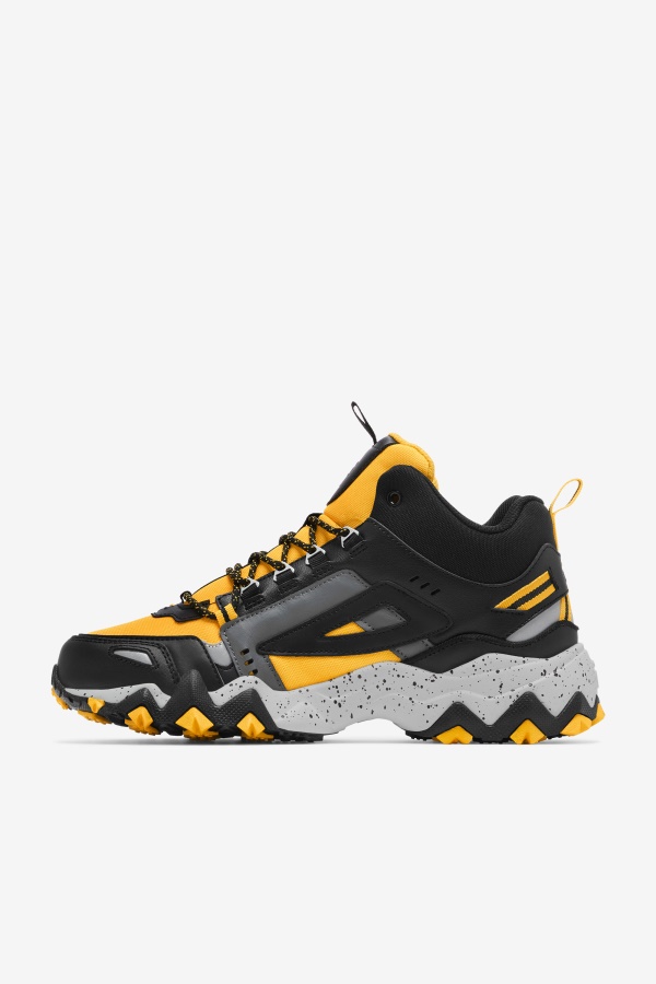 Oakmont Tr Mid Fila גברים זהב/שחור/אפור קרחון