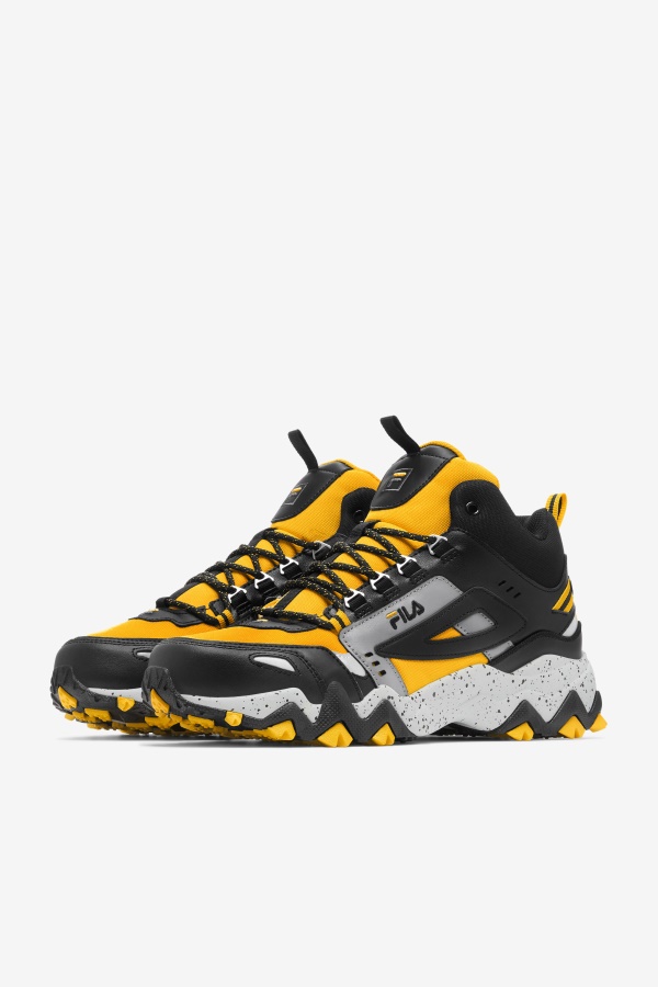 Oakmont Tr Mid Fila גברים זהב/שחור/אפור קרחון