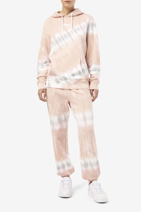Fila Raleigh Tie Dye Jogger Gardenia/לבן/בלגי בלוק