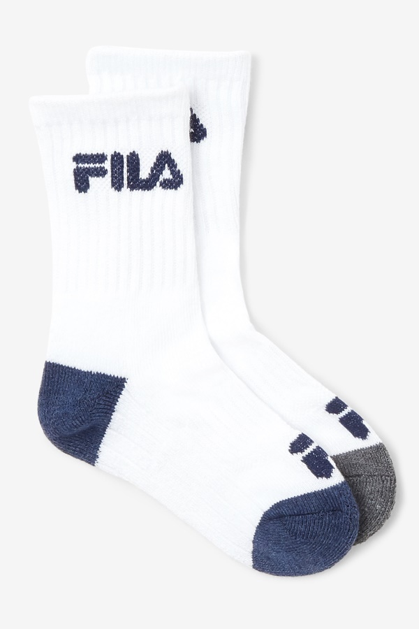 צוות Garb מרופד ילדים 6 חבילת Fila לבן