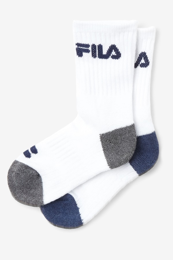 צוות Garb מרופד ילדים 6 חבילת Fila לבן