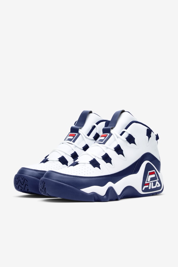 Fila Men\'s Grant Hill 1 לבן/צי/אדום