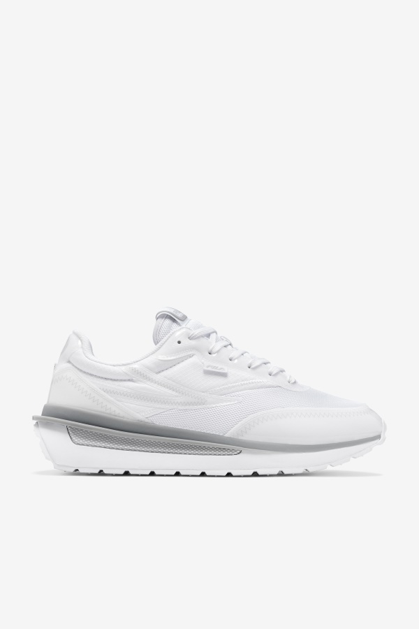 Fila Men's RNU Patch גלידה לבנה/אפורה