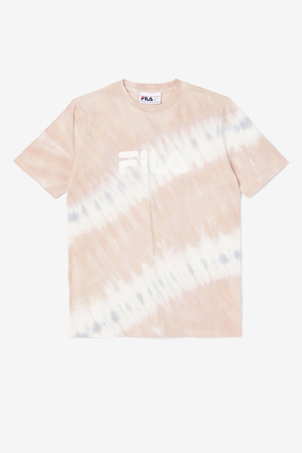 גרדניה/לבן/בלגי בלוק Alivia Tie Dye Tee Fila