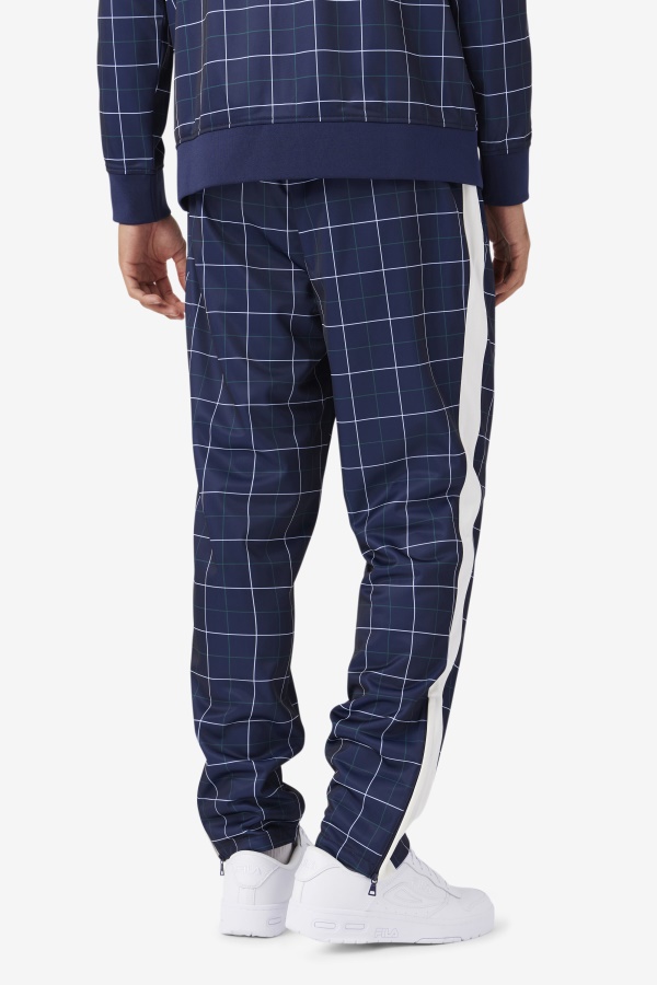 Oshan Track Pant Navy/gardenia/june Bug Fila