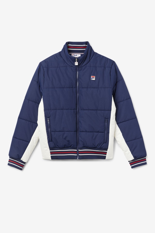 מעיל פחזנית ווטסון פילה Peacoat/gardenia