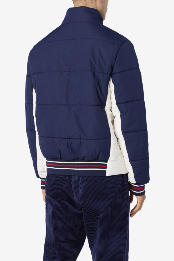 מעיל פחזנית ווטסון פילה Peacoat/gardenia