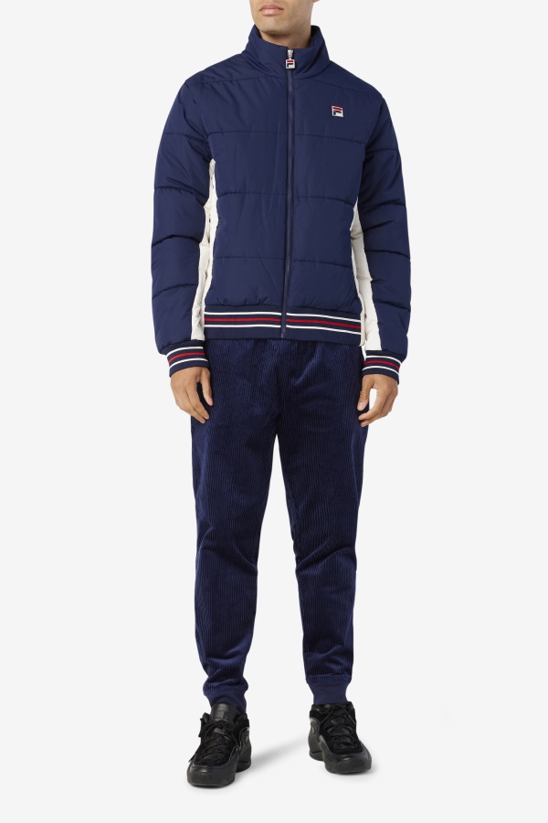 מעיל פחזנית ווטסון פילה Peacoat/gardenia