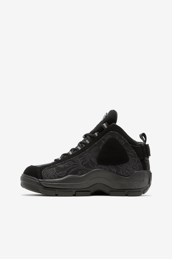 Black Women\'s Grant Hill 2 פרחוני ג\'קארד פילה
