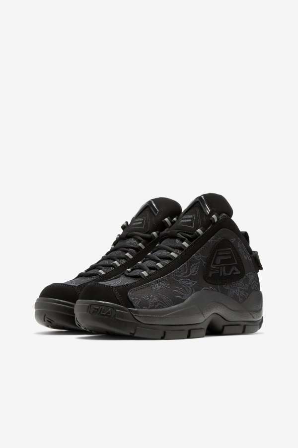 Black Women\'s Grant Hill 2 פרחוני ג\'קארד פילה