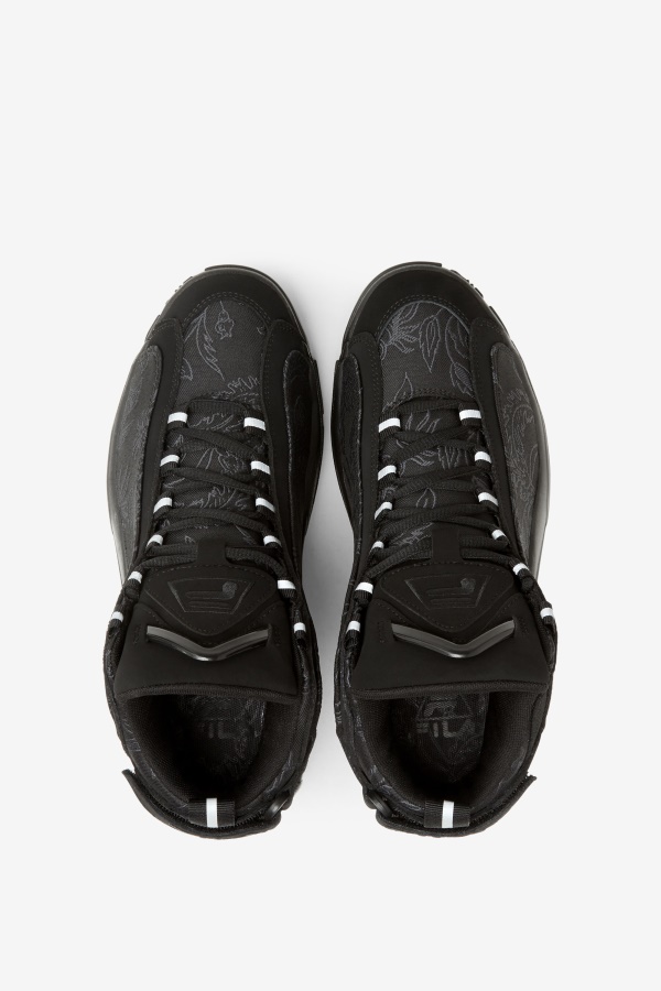 Black Women\'s Grant Hill 2 פרחוני ג\'קארד פילה