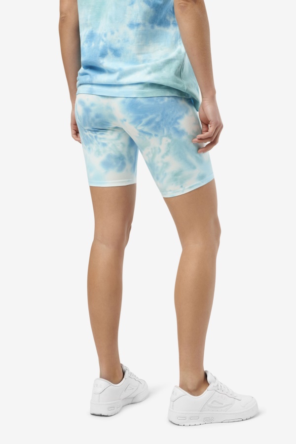 אופני Fila Taima Tie Dye קצר לבן/שפלש/כל/לאטיגו ביי