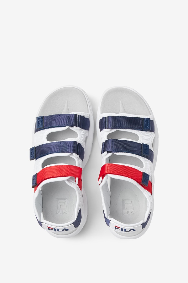 סנדל Disruptor Fila לגברים לבן/נייבי/אדום