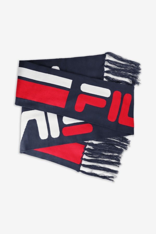 צעיף Fila Jacquard Navy/Edom/White