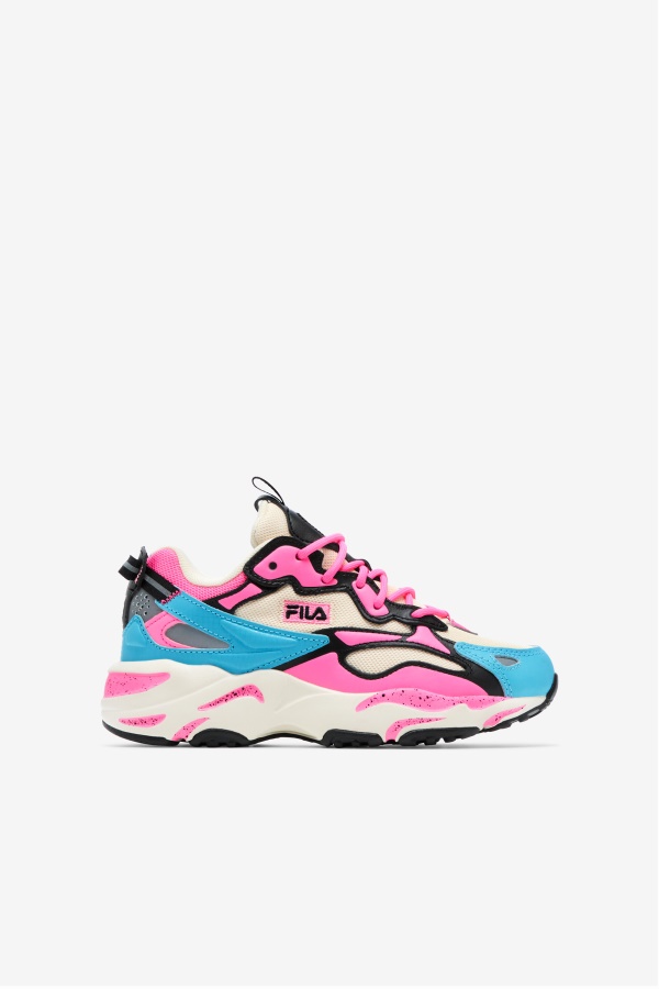 Gardenia/bluefish/sugar Plum Big Children's Ray Tracer Apex Fila