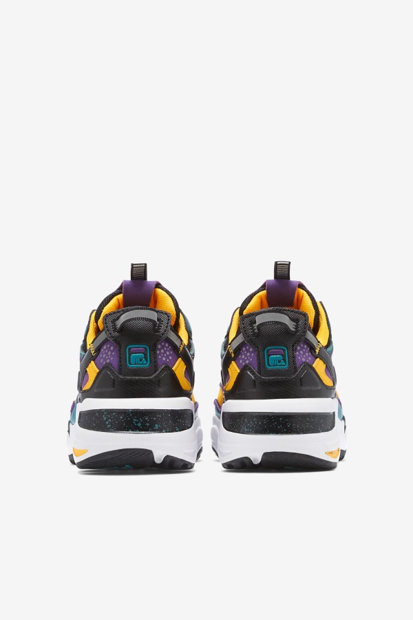שחור/סגול/לבן ילדים קטנים Ray Tracer Apex Fila