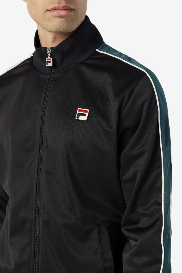 מעיל טרנינג שחור/יוני/לבן Fila Wicks