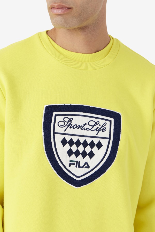 Kush Crew Fila Yellow/navy/gardenia