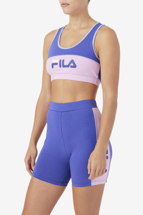 חזיית Kairi Top Fila כחול/סחלב/כחול/לבן