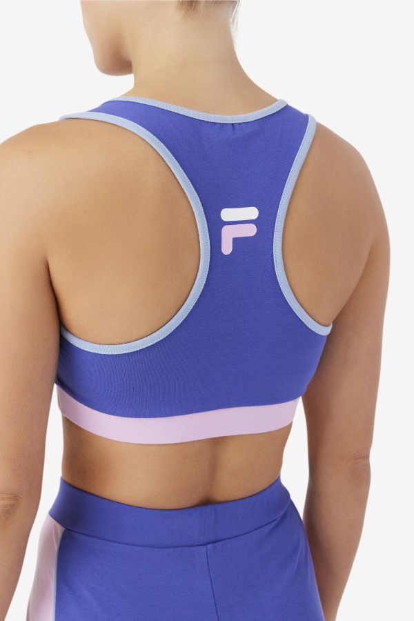 חזיית Kairi Top Fila כחול/סחלב/כחול/לבן