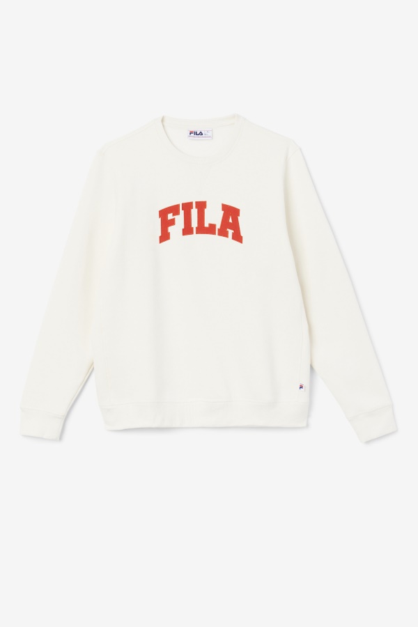 Kory Crewneck Sweatshsirt Fila Gardenia/אדום לוהט