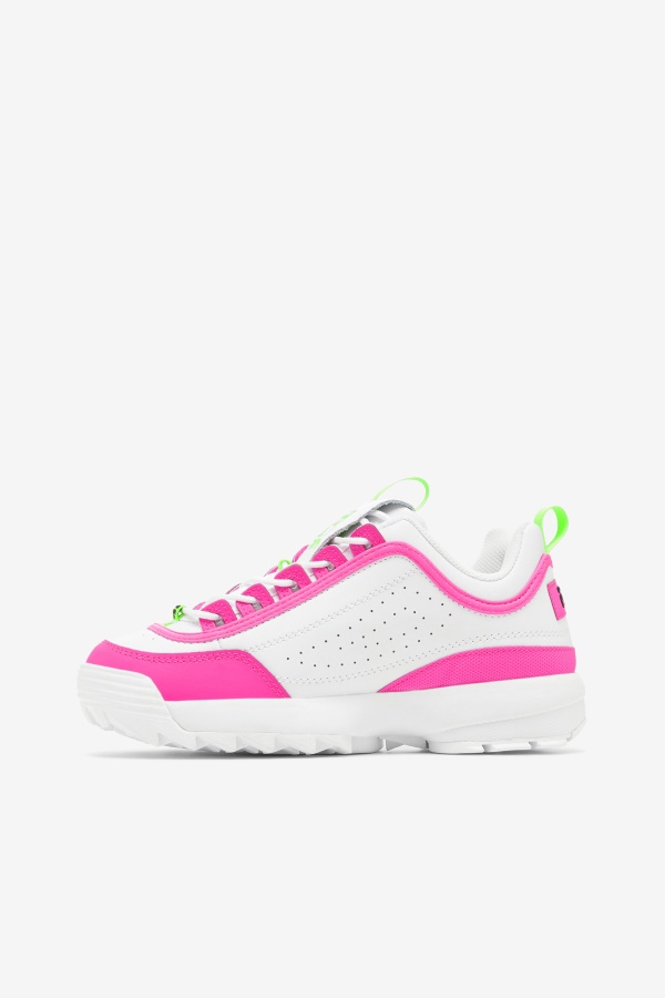 לבן/ורוד/ירוק Fila Disruptor Women\'s 2 פרימיום